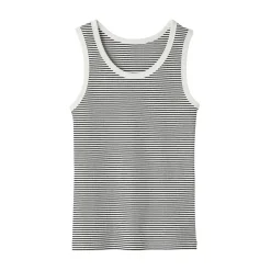 Débardeur côtelé pour femme