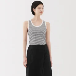Débardeur côtelé pour femme