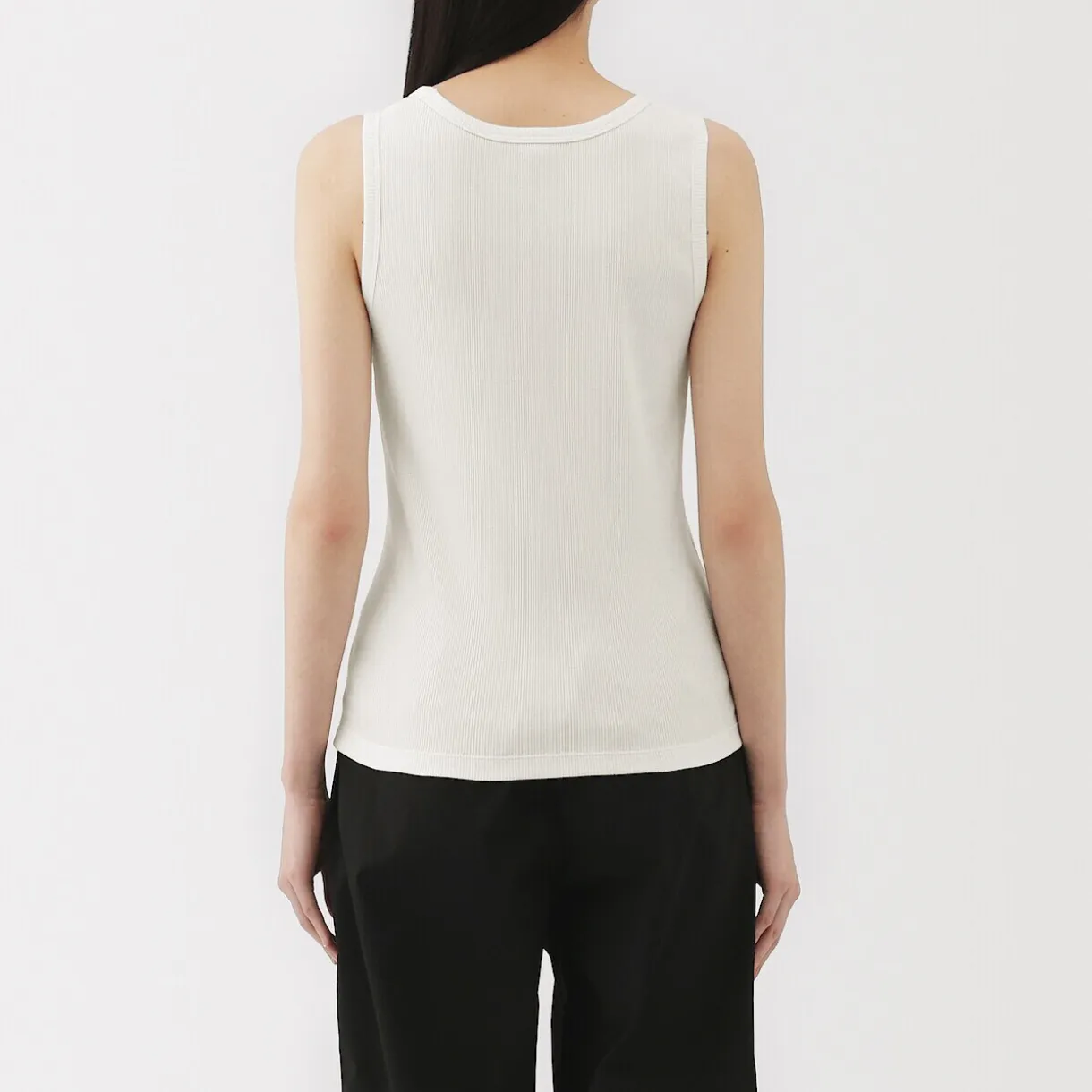 Débardeur côtelé pour femme