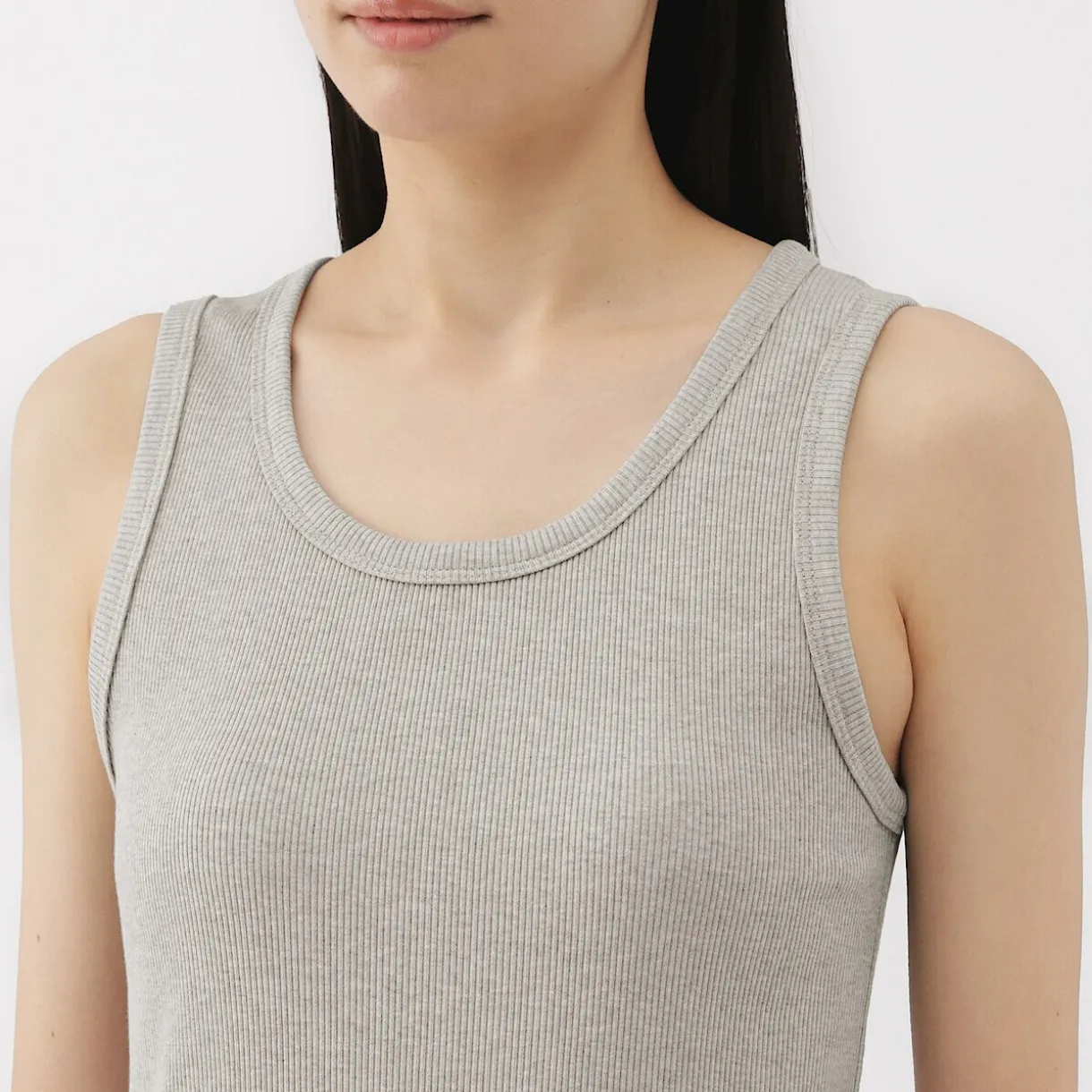 Débardeur côtelé pour femme