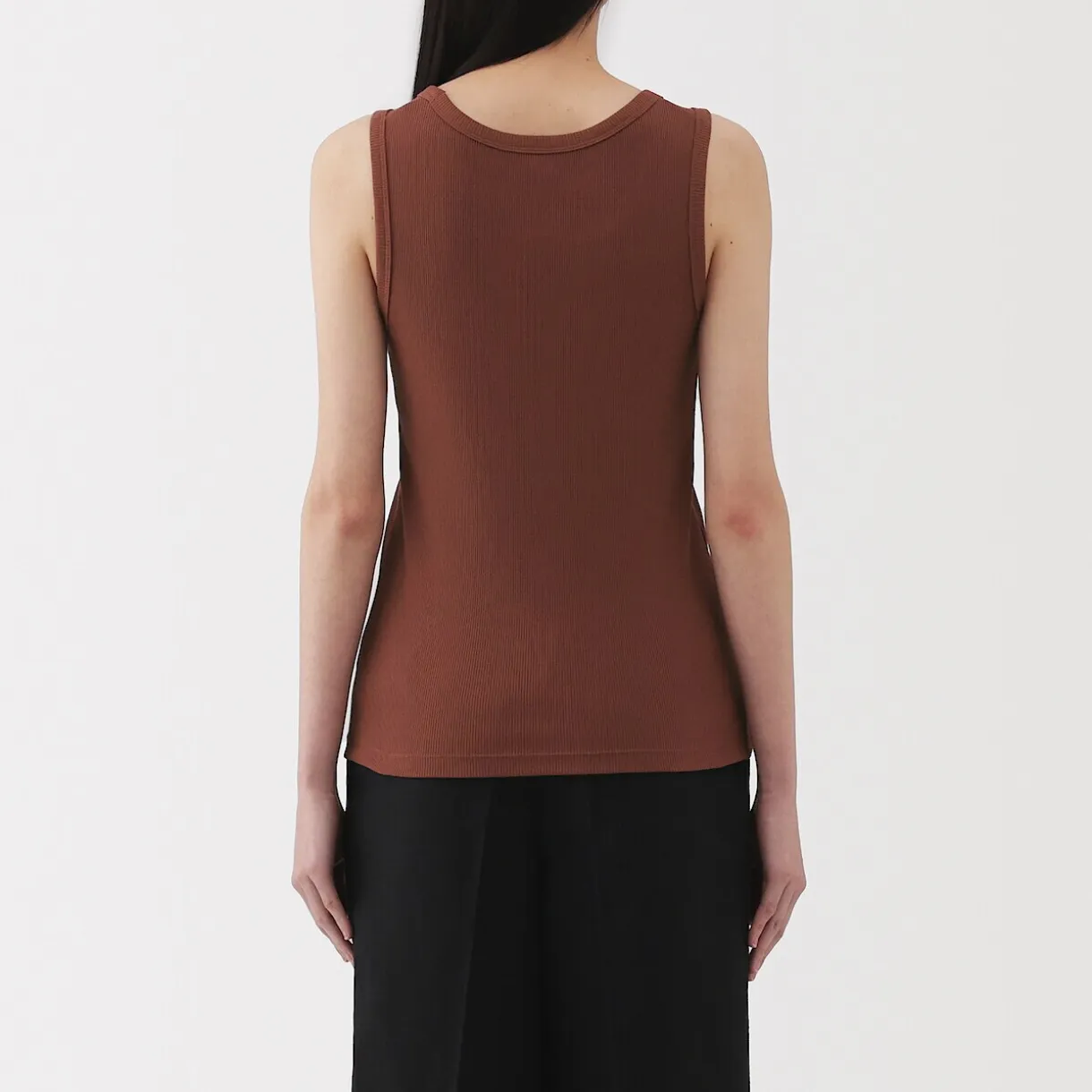 Débardeur côtelé pour femme