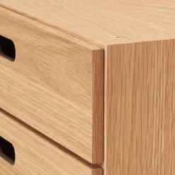 Demi bloc‐tiroir en chêne ‐ 2 tiroirs horizontaux (Dont Eco‐part. 0,82 €)