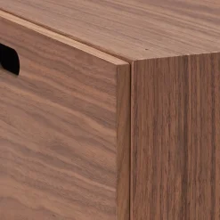 Demi Bloc‐tiroir en noyer ‐ 1 tiroir (Dont Eco‐part. 0,82 €)