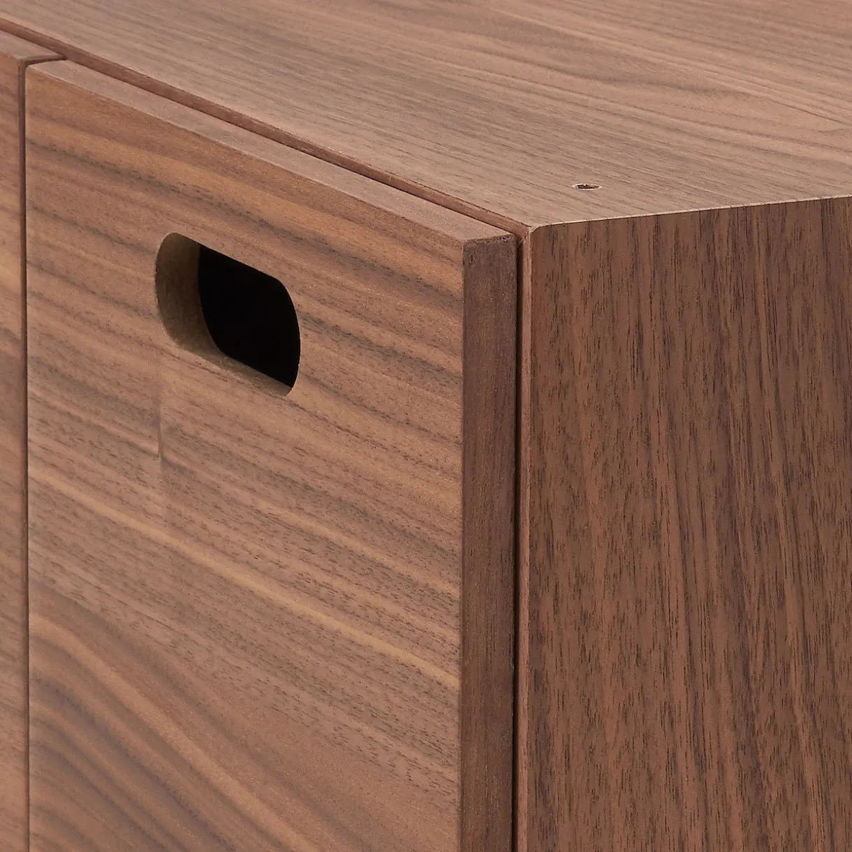 Demi Bloc‐tiroir en noyer ‐ 2 tiroirs (Dont Eco‐part. 0,82 €)