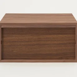 Demi Bloc‐tiroir en noyer ‐ 2 tiroirs horizontaux (Dont Eco‐part. 0,82 €)