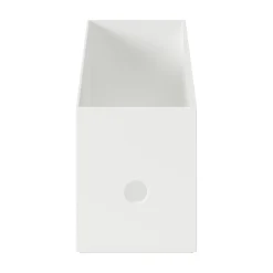 Demi boîte archive grise en PP L10X P32X H12cm