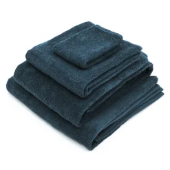 Drap de bain en velours de coton bio éponge