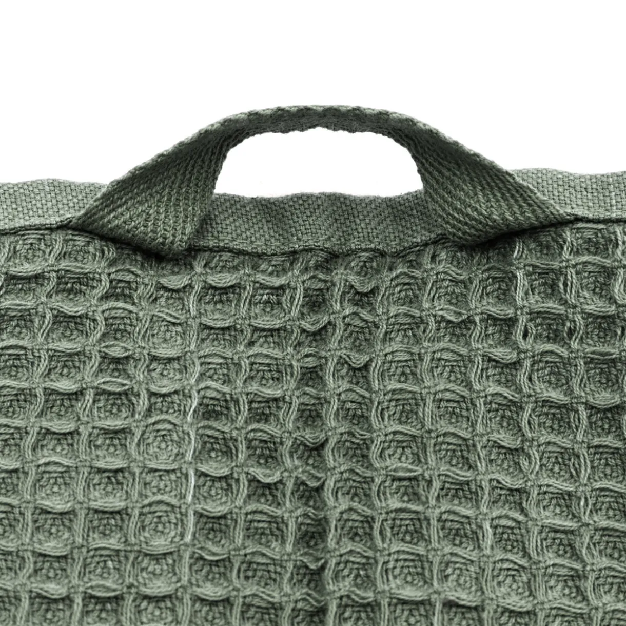 Drap de bain gaufré en velours de coton bio