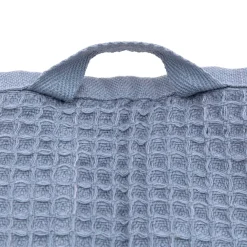 Drap de bain gaufré en velours de coton bio