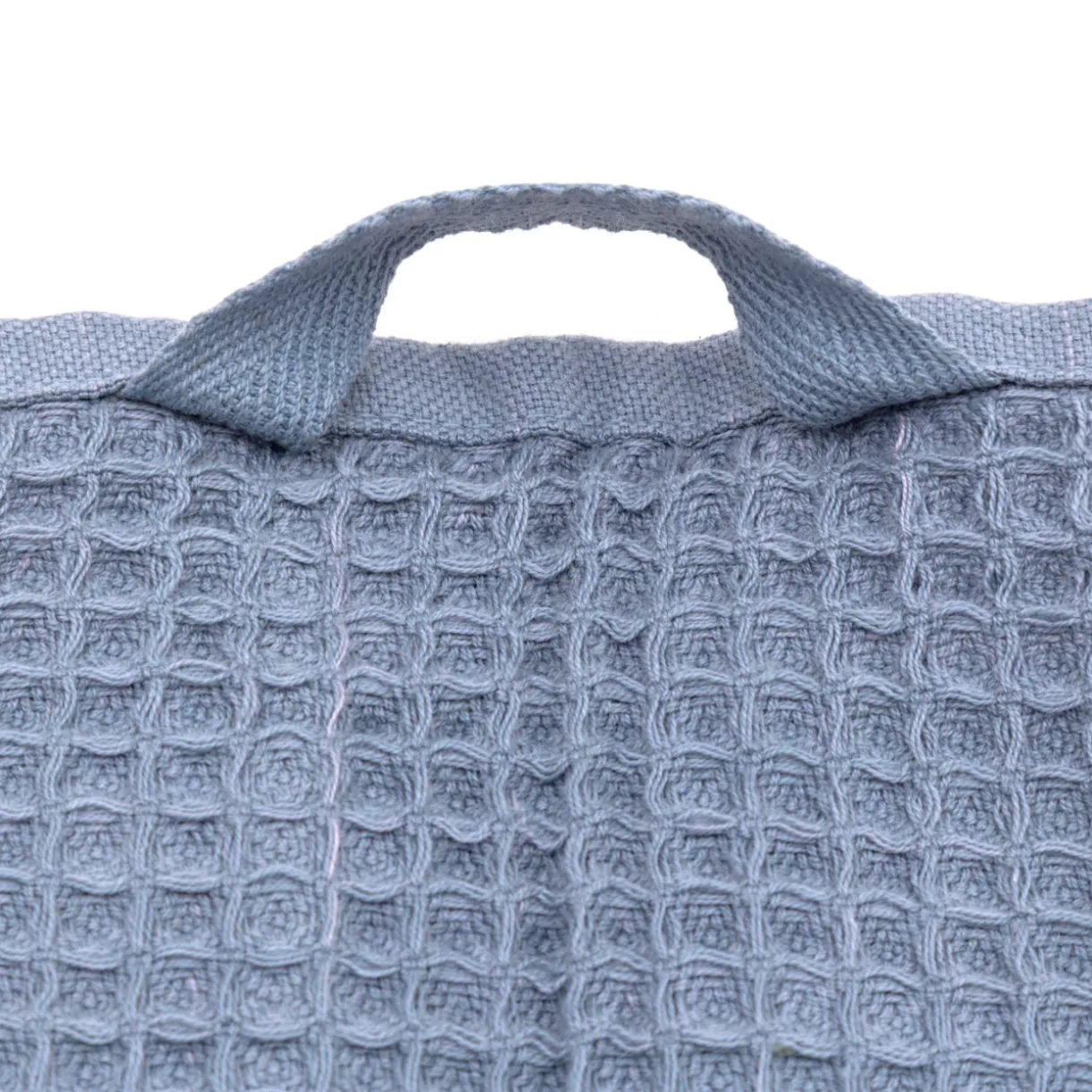 Drap de bain gaufré en velours de coton bio