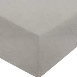 Drap housse en coton délavé ‐ 140 x 200 x 18‐28 cm