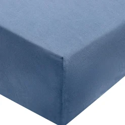 Drap housse en coton délavé ‐ 140 x 200 x 18‐28 cm