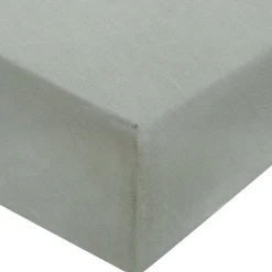 Drap housse en coton délavé ‐ 100 x 200 x 18‐28 cm