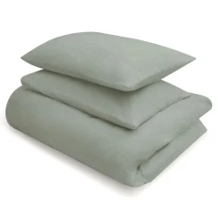 Drap housse en coton délavé ‐ 100 x 200 x 18‐28 cm