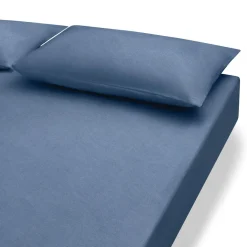 Drap housse en coton délavé ‐ 100 x 200 x 18‐28 cm