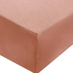 Drap housse en coton délavé ‐ 160 x 200 x 18‐28 cm