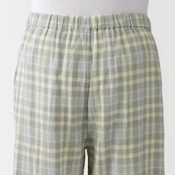 Ensemble d'intérieur avec pantalon en double gaze pour homme