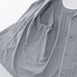 Ensemble pyjama à manches longues en gaze double pour homme