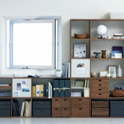 Etagère additionnelle en noyer ‐ 2 niveaux (Dont Eco‐part. 0,82 €)