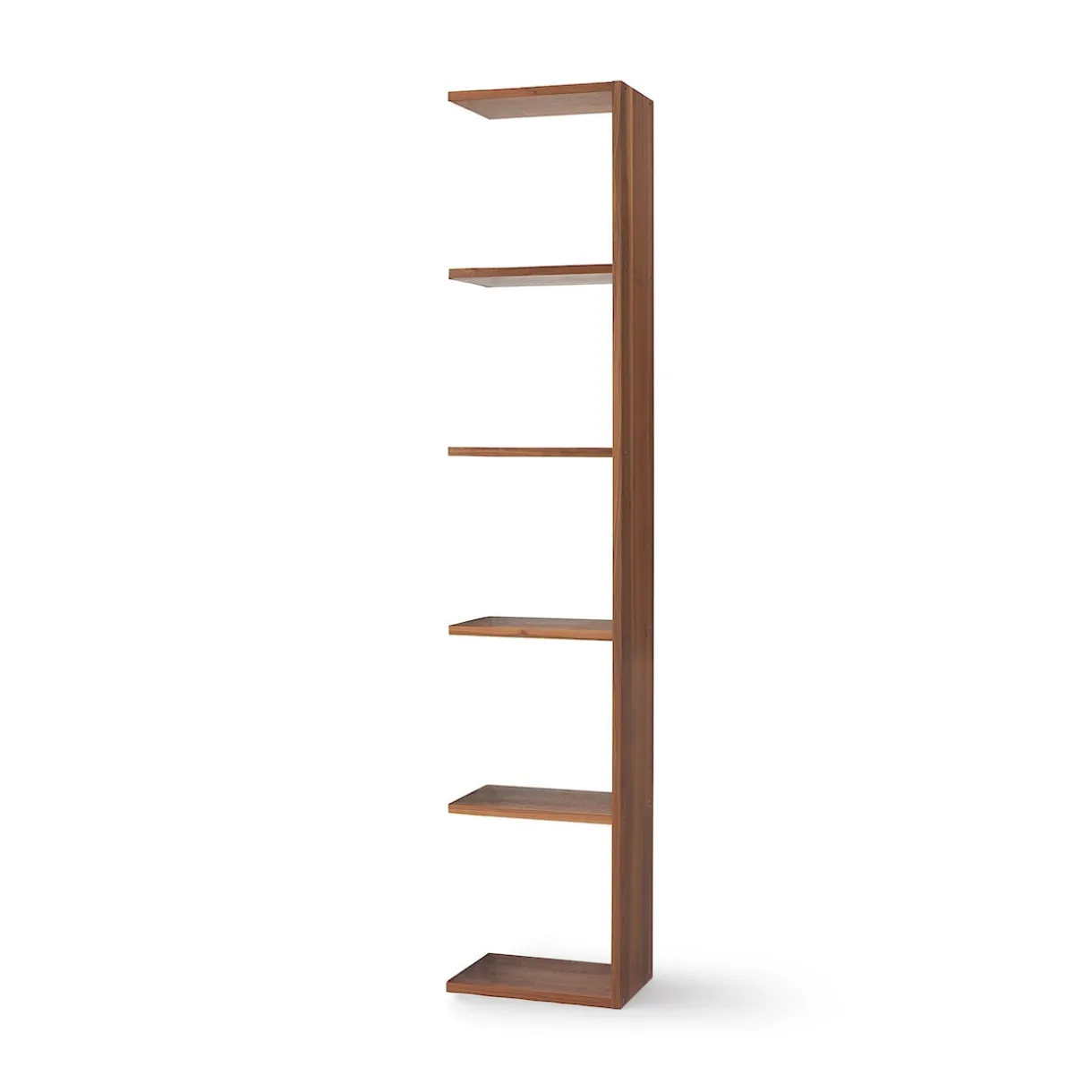 Etagère additionnelle en noyer ‐ 5 niveaux (Dont Eco‐part. 1,80 €)