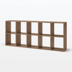 Etagère additionnelle en noyer ‐ 5 niveaux (Dont Eco‐part. 1,80 €)