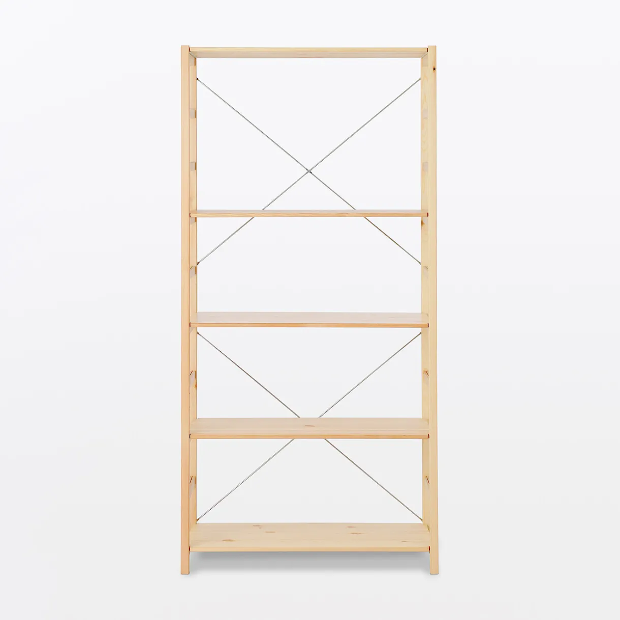 Etagère en pin large ‐ 5 niveaux