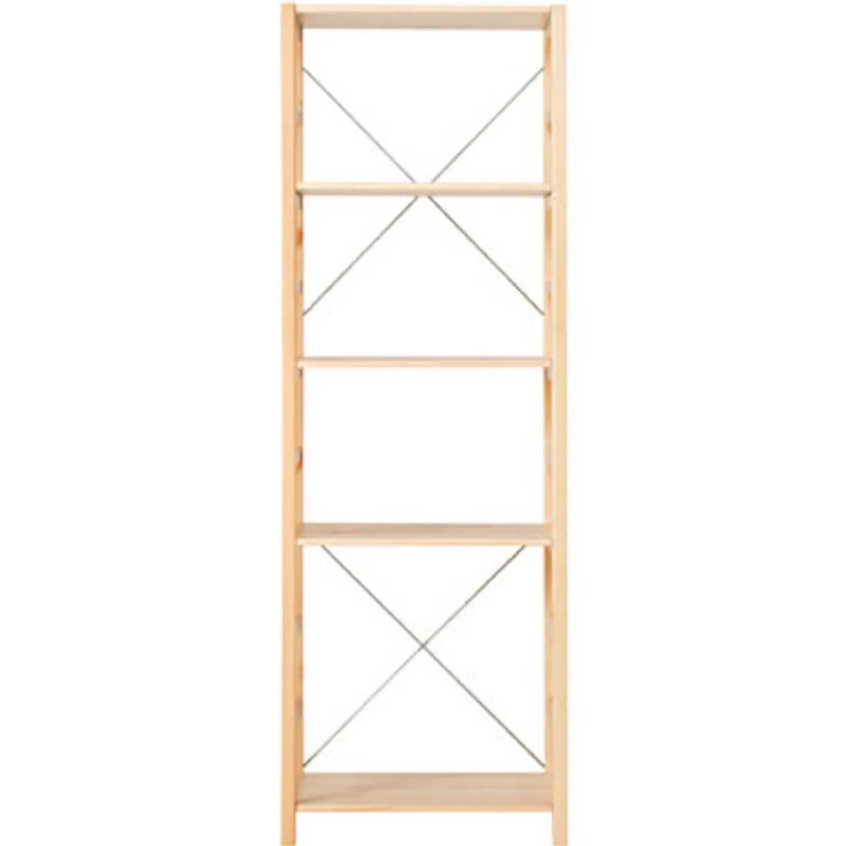 Etagère en pin étroite ‐ 5 niveaux