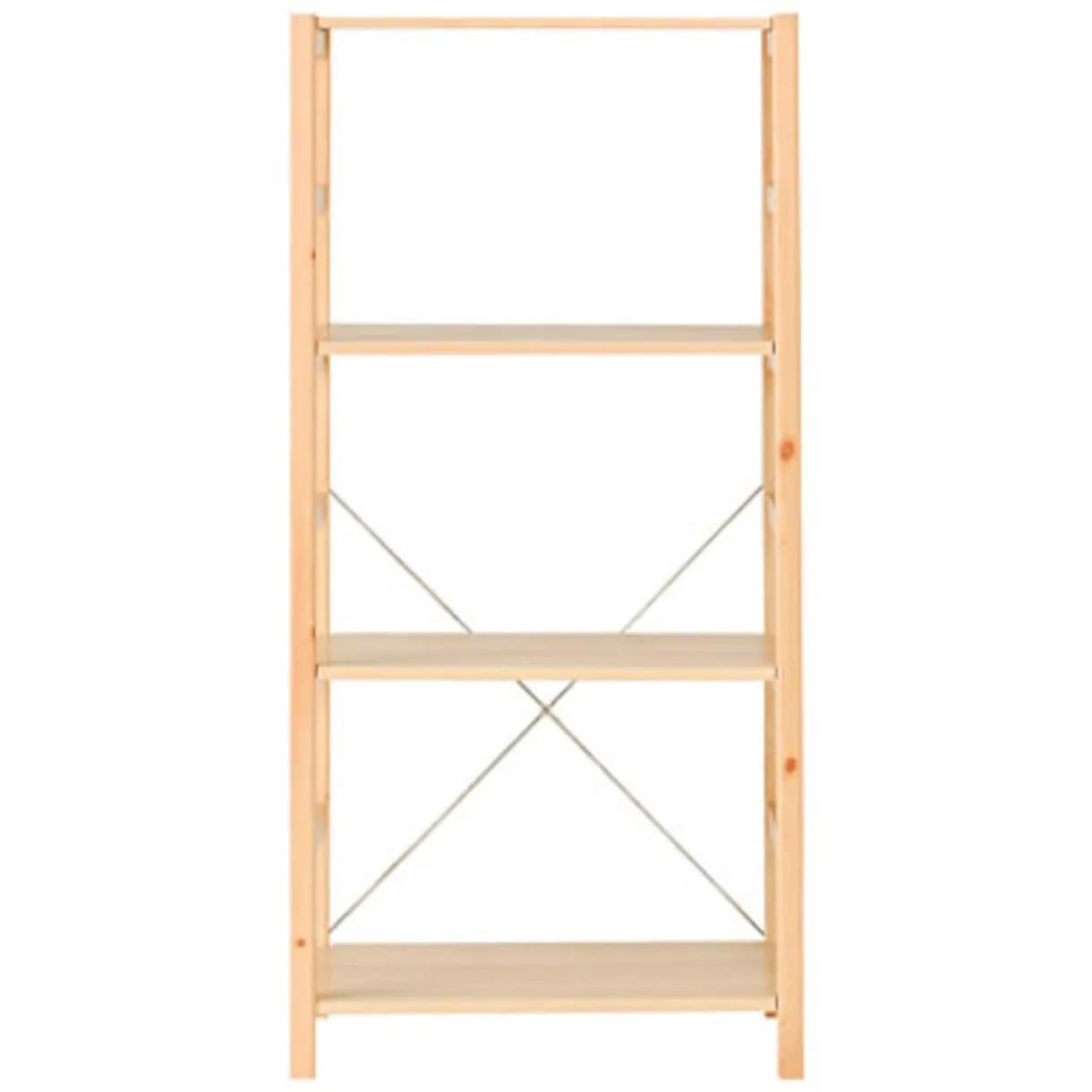 Etagère en pin étroite ‐ 4 niveaux