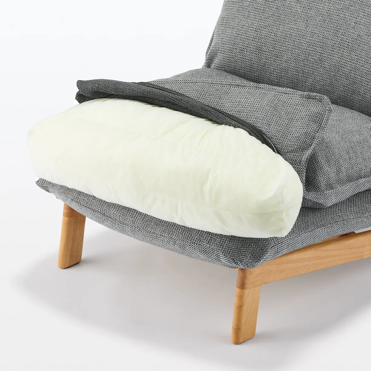 Fauteuil inclinable à dossier haut – Gris