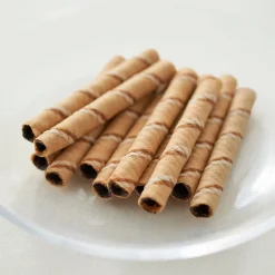 Gaufrettes roulées à la crème au chocolat