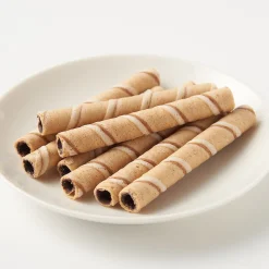 Gaufrettes roulées à la crème au chocolat