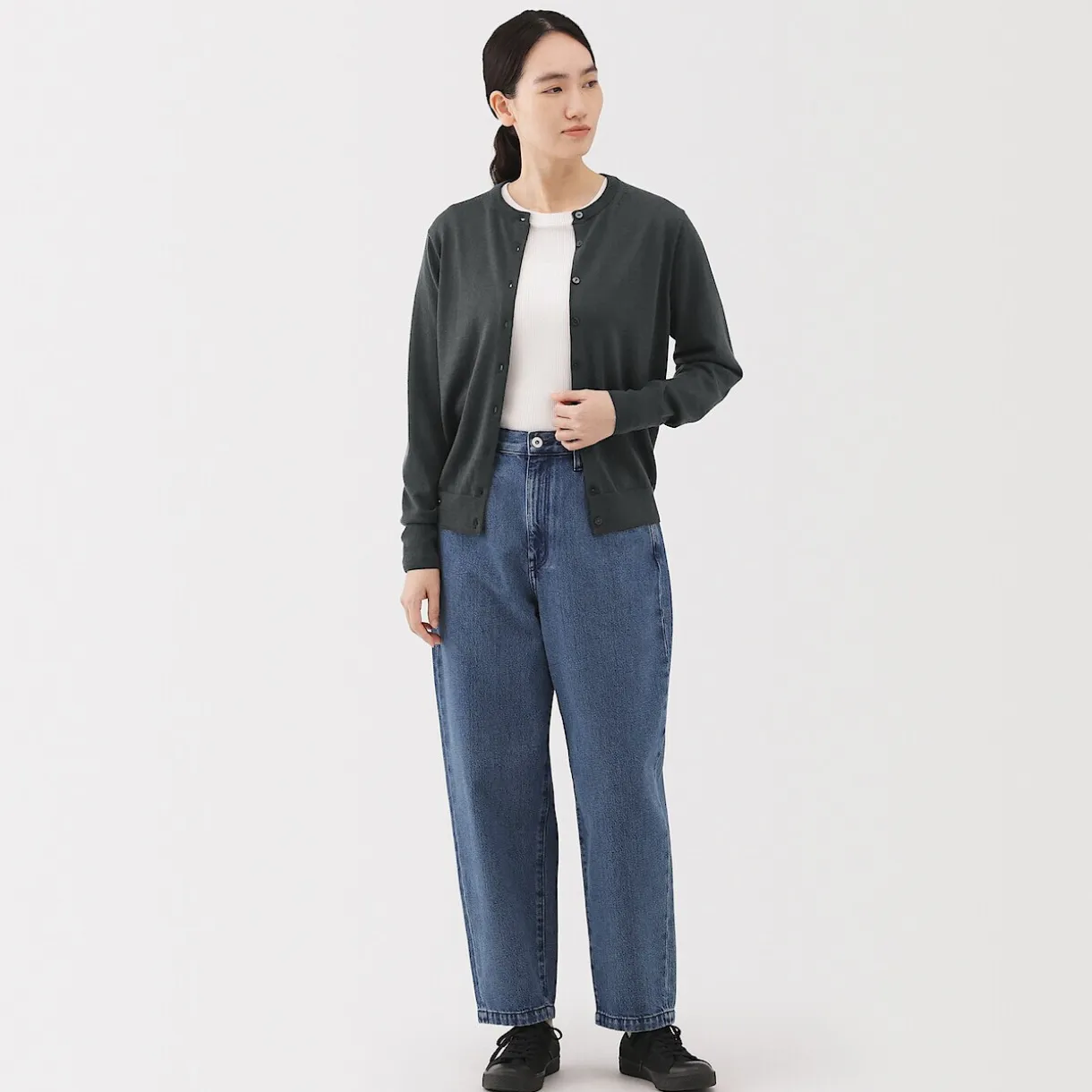 Gilet en Laine à Maille Fine Femme