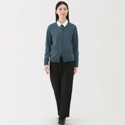 Gilet en Laine à Maille Fine Femme