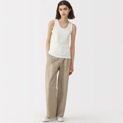 Gilet en lin et coton pour femme