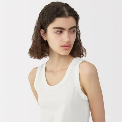 Gilet en lin et coton pour femme