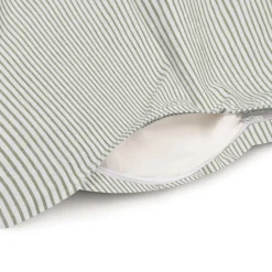 Housse de couette en coton délavé ‐ 210 x 210 cm, Rayé