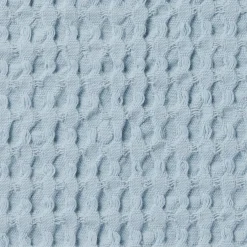 Housse de coussin gaufrée en coton biologique lavé