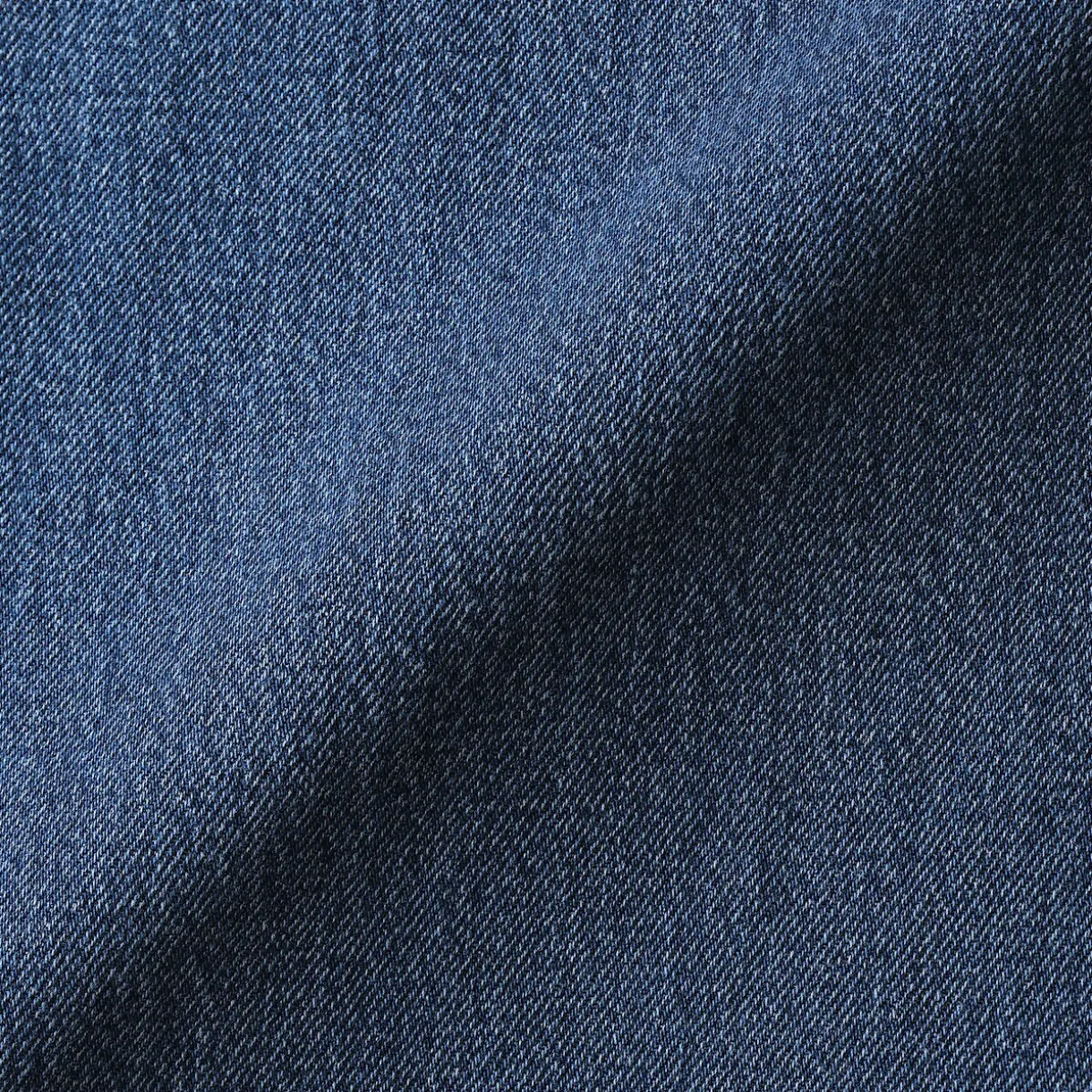 Jean coupe droite en denim mélangé kapok pour homme