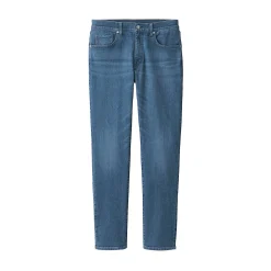 Jean slim en denim extensible pour homme ‐ Indigo