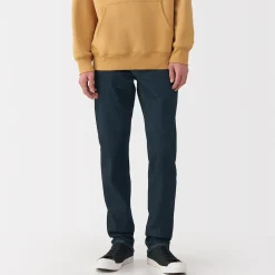 Jean slim en denim extensible pour homme ‐ Indigo