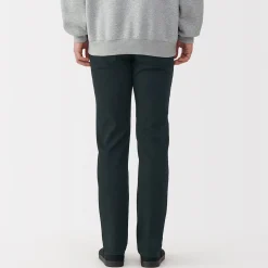 Jean slim en denim extensible pour homme ‐ Noir