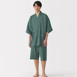 Jinbei en lyocell gaufré unisexe