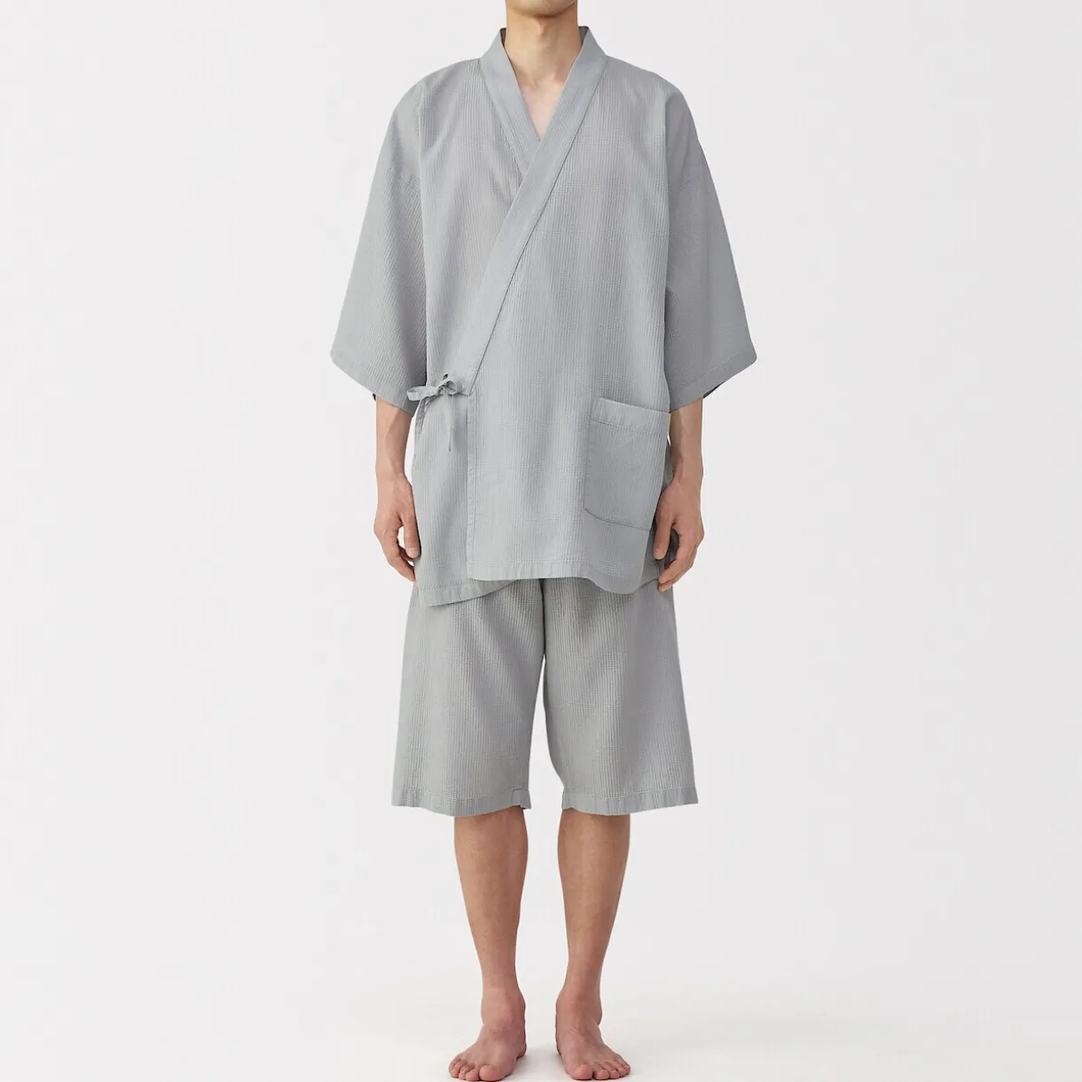 Jinbei en lyocell gaufré unisexe