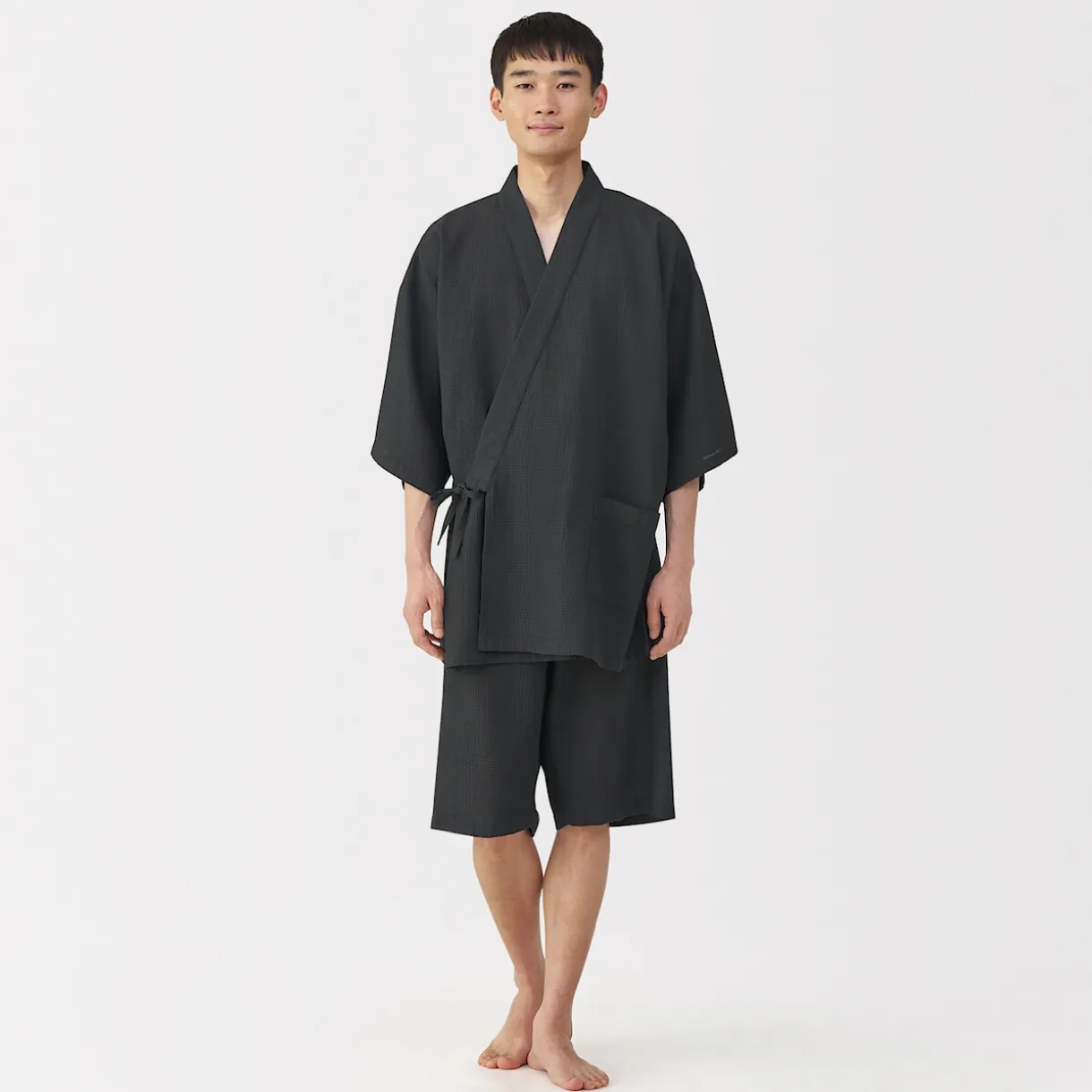 Jinbei en lyocell gaufré unisexe