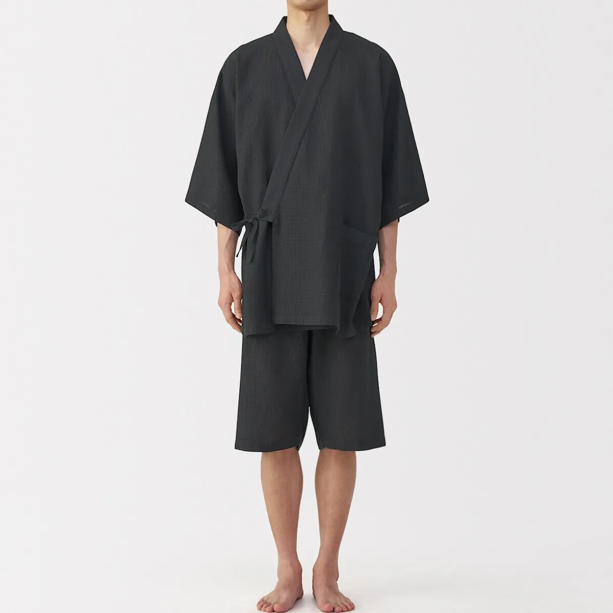 Jinbei en lyocell gaufré unisexe