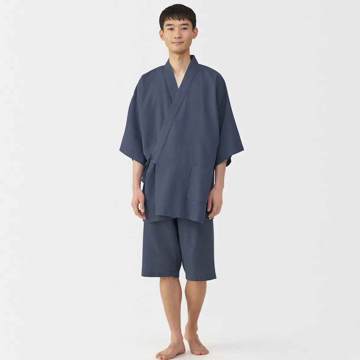 Jinbei en lyocell gaufré unisexe