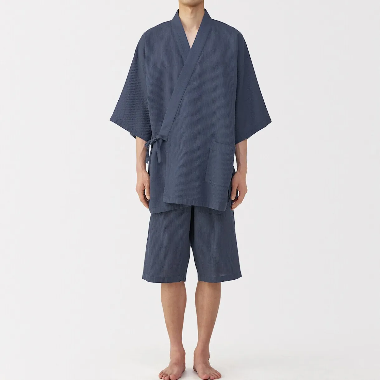 Jinbei en lyocell gaufré unisexe