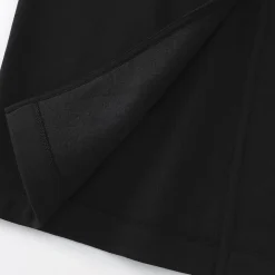 Jupe midi en sweat léger et coton mélangé pour femme