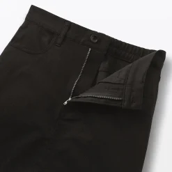 Jupe trapèze en chino extensible pour femme