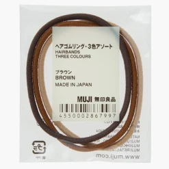 Élastiques à cheveux trois couleurs